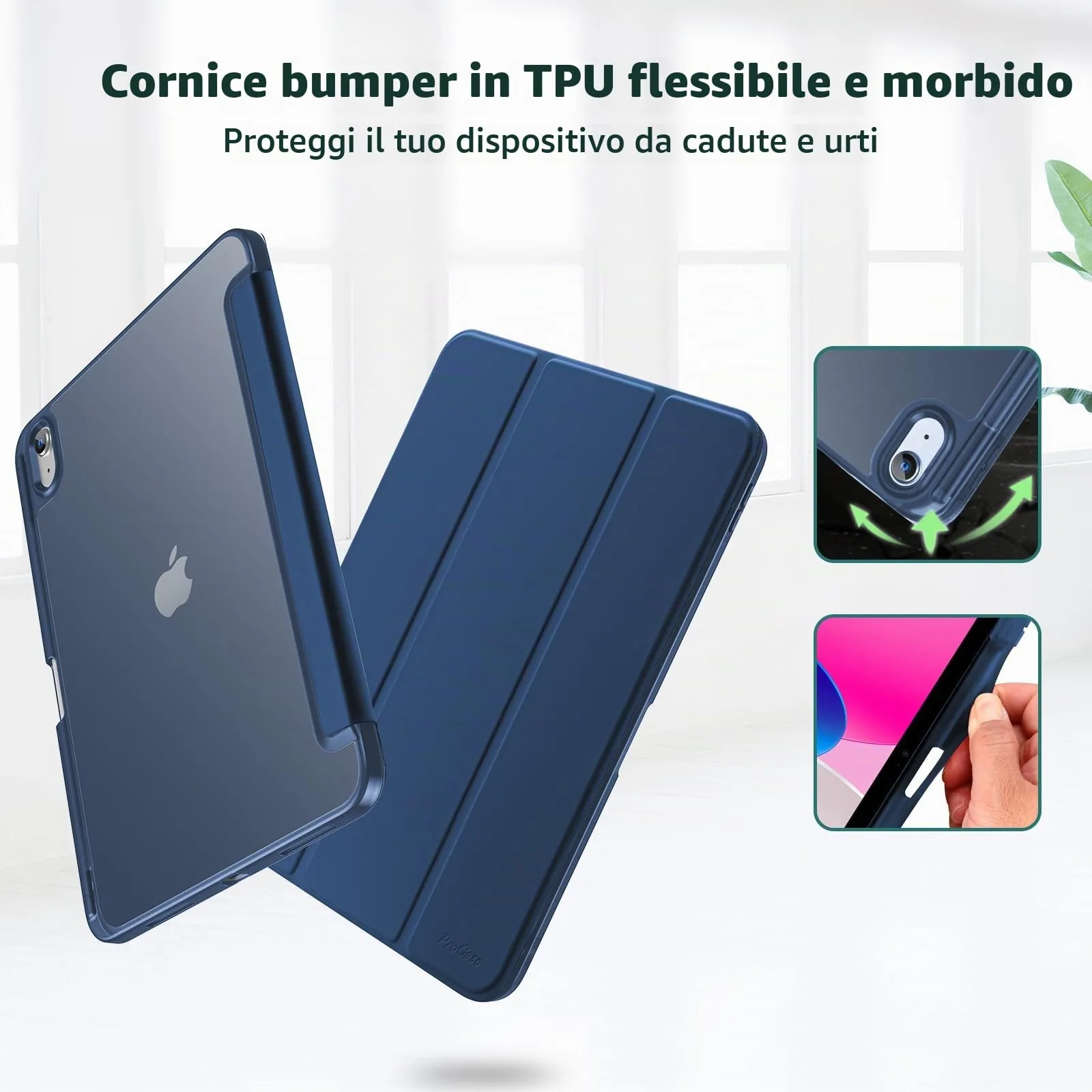 ProCase Cover iPad 11 Gen A16 11 Pollici 2025/iPad 10 Gen 10,9 Pollici 2022 - immagine 5