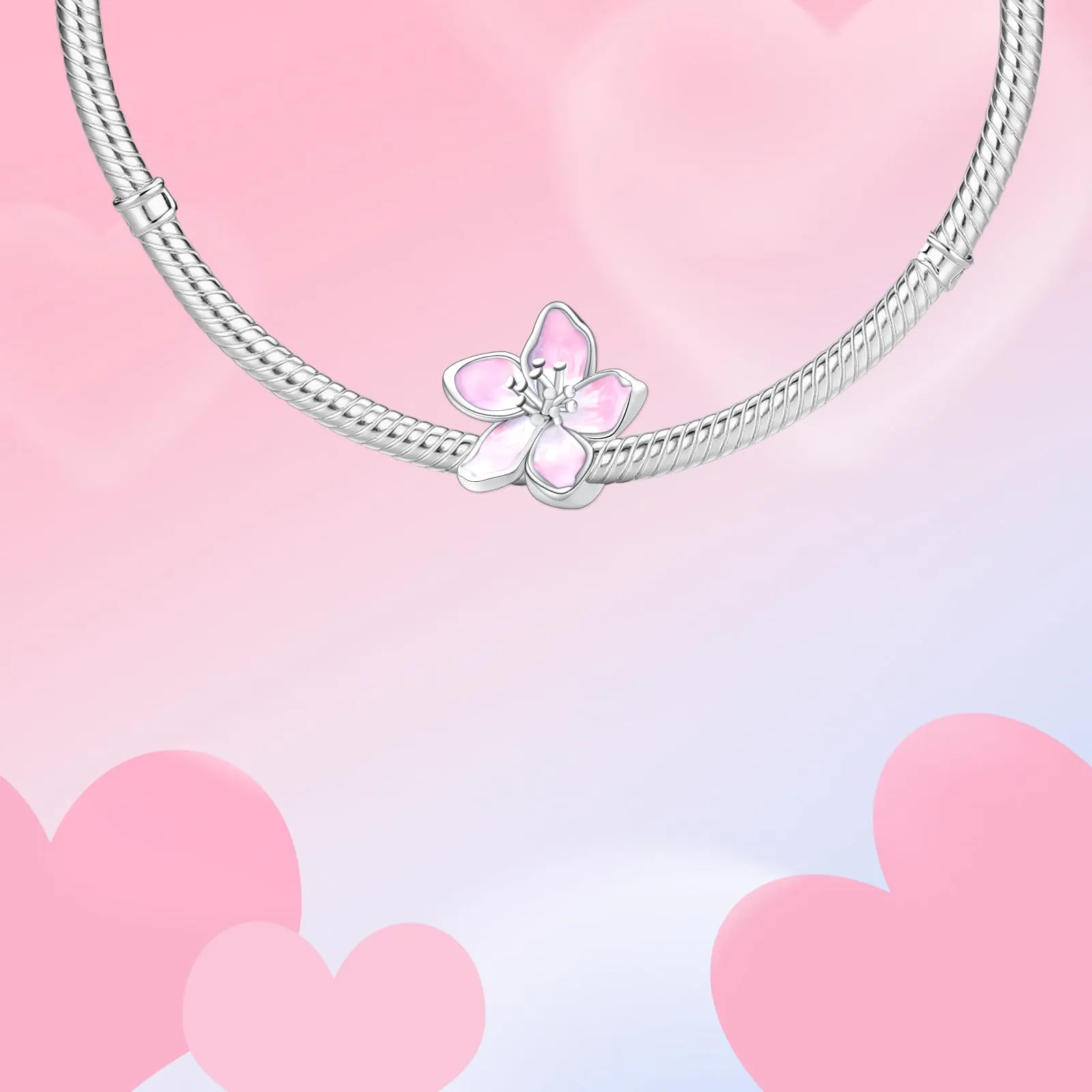 XWN Ciondolo Argento Sterling 925 con Cubic Zirconia Pendenti per Pandora Braccialetti, Compatibile con Braccialetti e Collane europei, perfetto Regali per Moglie e Ragazze - immagine 5