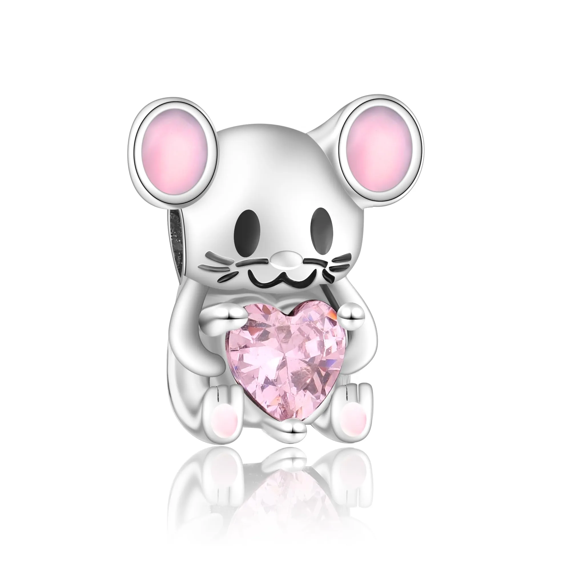 XWN Ciondolo Argento Sterling 925 con Cubic Zirconia Pendenti per Pandora Braccialetti, Compatibile con Braccialetti e Collane europei, perfetto Regali per Moglie e Ragazze - immagine 1