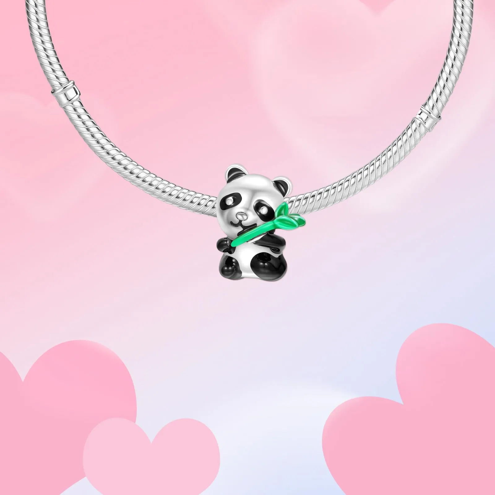 XWN Ciondolo Argento Sterling 925 con Cubic Zirconia Pendenti per Pandora Braccialetti, Compatibile con Braccialetti e Collane europei, perfetto Regali per Moglie e Ragazze - immagine 5
