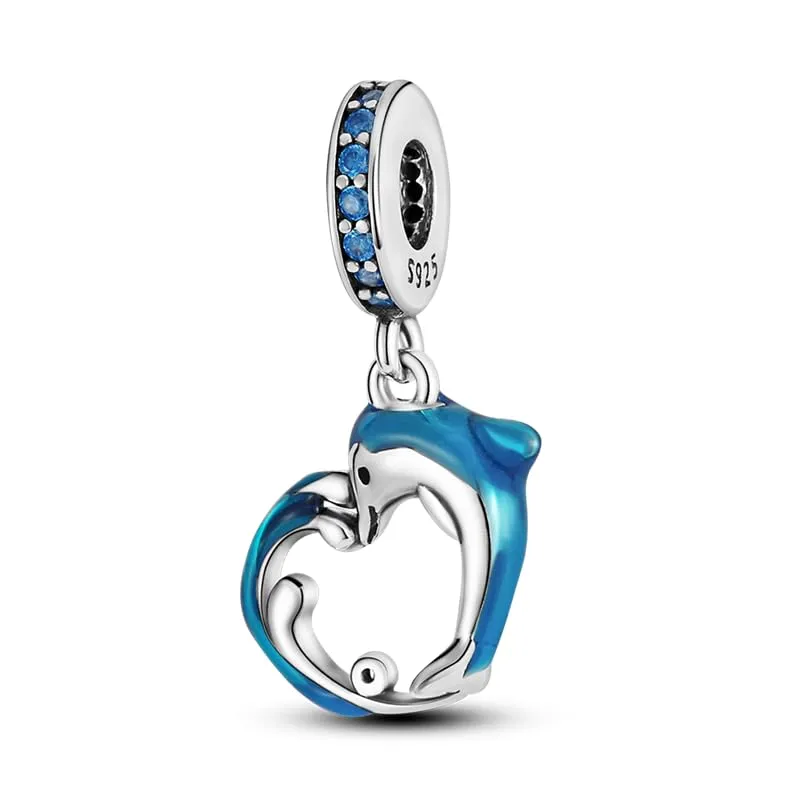 XWN Ciondolo Argento Sterling 925 con Cubic Zirconia Pendenti per Pandora Braccialetti, Compatibile con Braccialetti e Collane europei, perfetto Regali per Moglie e Ragazze - immagine 1