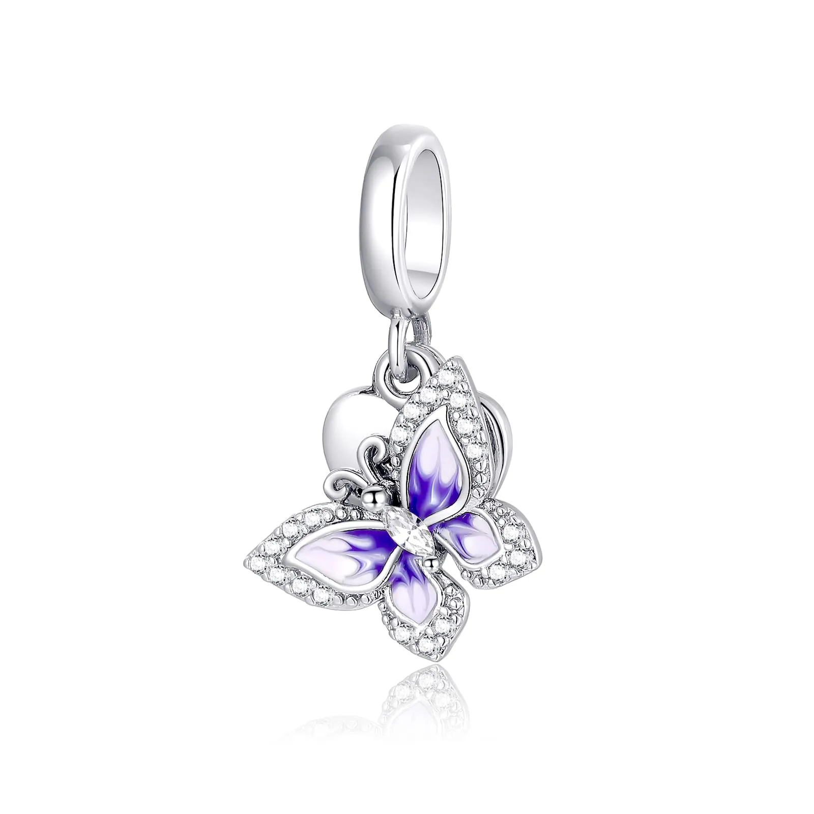 XWN Ciondolo Argento Sterling 925 con Cubic Zirconia Pendenti per Pandora Braccialetti, Compatibile con Braccialetti e Collane europei, perfetto Regali per Moglie e Ragazze - immagine 1
