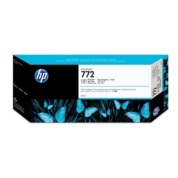 Hp Cartuccia Designjet 772 Da 300 Ml Nero Fotografico CN633A - immagine 1