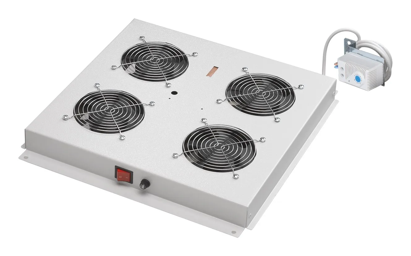 Gruppo 4 Ventole Con Termostato Per Armadi Rack Link Eavi - immagine 1