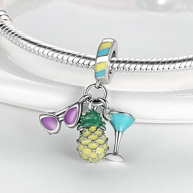 XWN Ciondolo Argento Sterling 925 con Cubic Zirconia Pendenti per Pandora Braccialetti, Compatibile con Braccialetti e Collane europei, perfetto Regali per Moglie e Ragazze - immagine 4