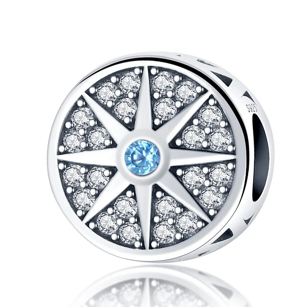 XWN Ciondolo Argento Sterling 925 con Cubic Zirconia Pendenti per Pandora Braccialetti, Compatibile con Braccialetti e Collane europei, perfetto Regali per Moglie e Ragazze - immagine 1