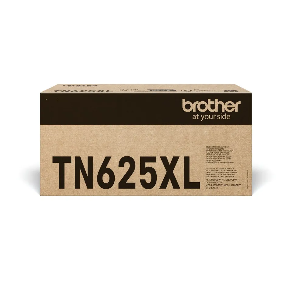 ORIGINALE Brother toner nero TN-625XLBK 625XL 5500 pagine - immagine 1