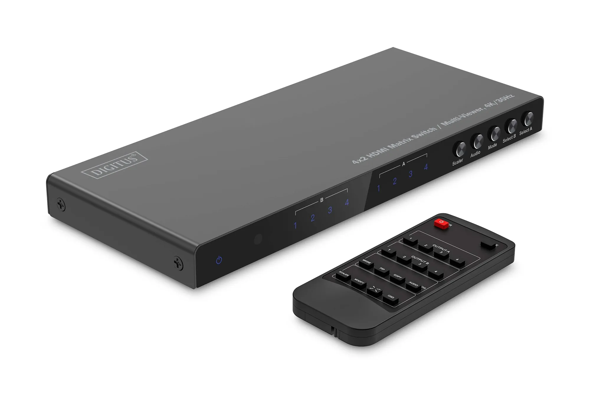 4X2 Hdmi Matrix / Multi-Visione 4K/30Hz Spdif Stereo Rs232 - immagine 1