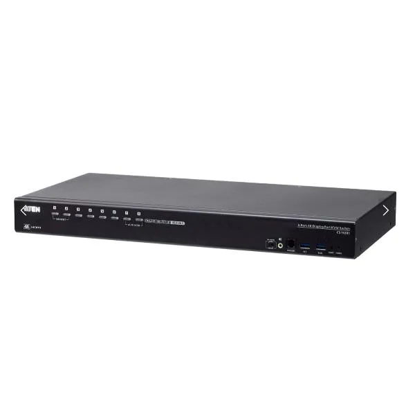 Aten 8-PORT USB True 4K Displayport Kvm Switch With USB 3.0 Peripheral Support And Broadcast Mode CS19208-AT-G - immagine 1
