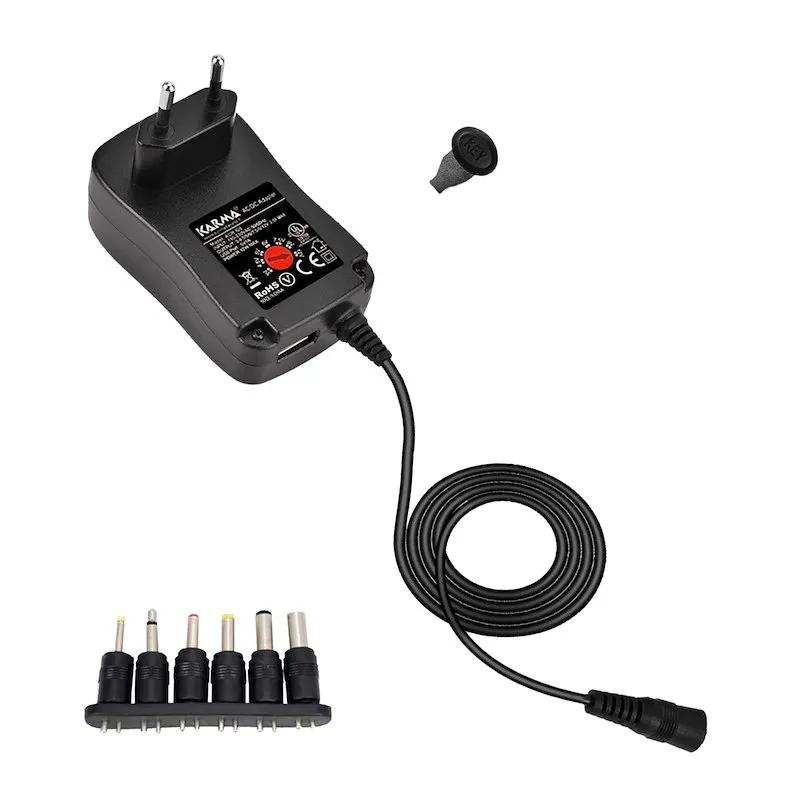ALIMENTATORE 2500MA C/PRESA USB - immagine 1