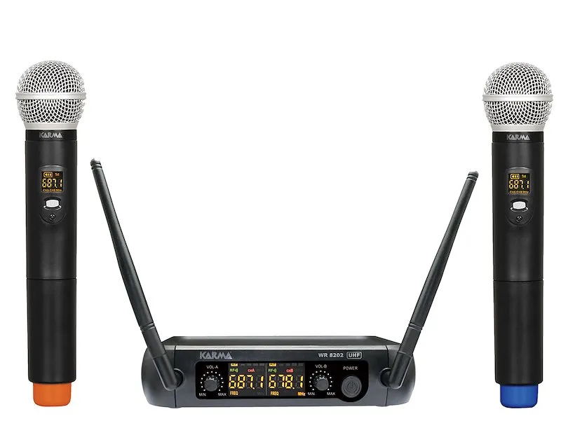 Karma Doppio radiomicrofono Set 8202 Nero - immagine 1