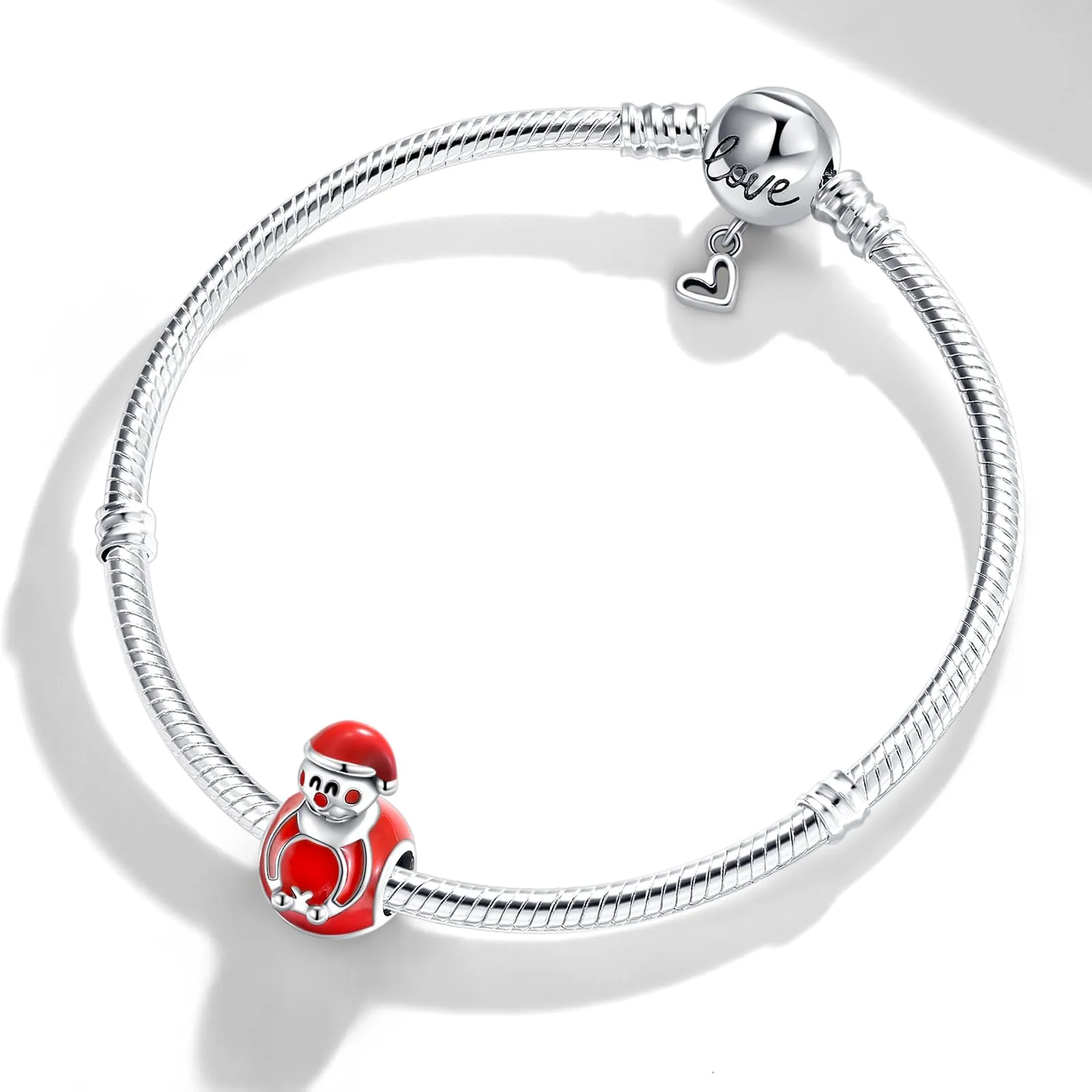 XWN Ciondolo Argento Sterling 925 con Cubic Zirconia Pendenti per Pandora Braccialetti, Compatibile con Braccialetti e Collane europei, perfetto Regali per Moglie e Ragazze - immagine 3