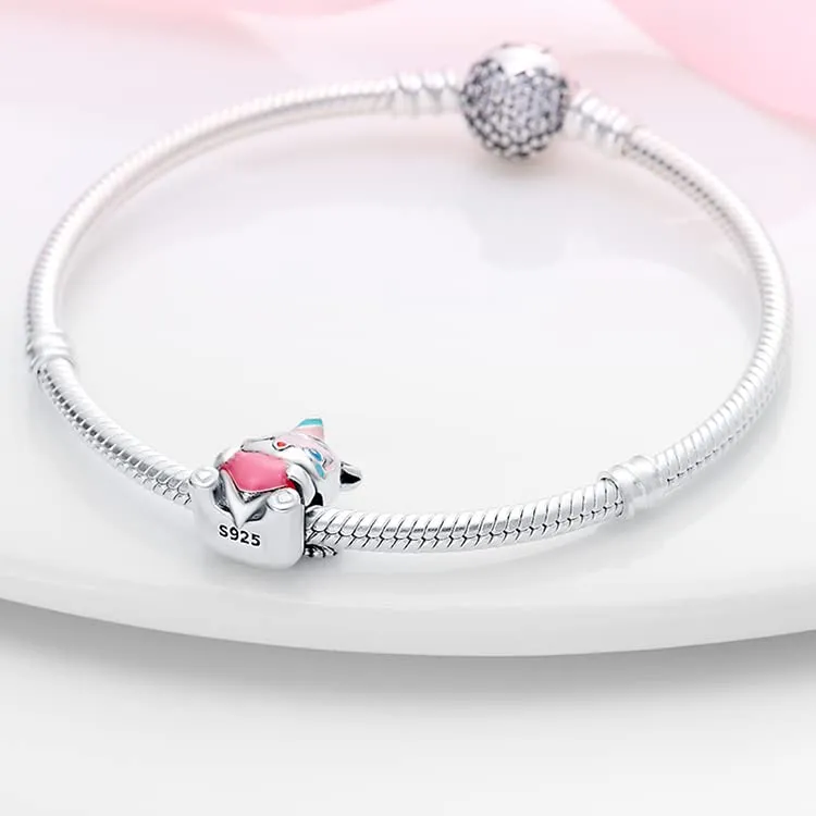 XWN Ciondolo Argento Sterling 925 con Cubic Zirconia Pendenti per Pandora Braccialetti, Compatibile con Braccialetti e Collane europei, perfetto Regali per Moglie e Ragazze - immagine 3