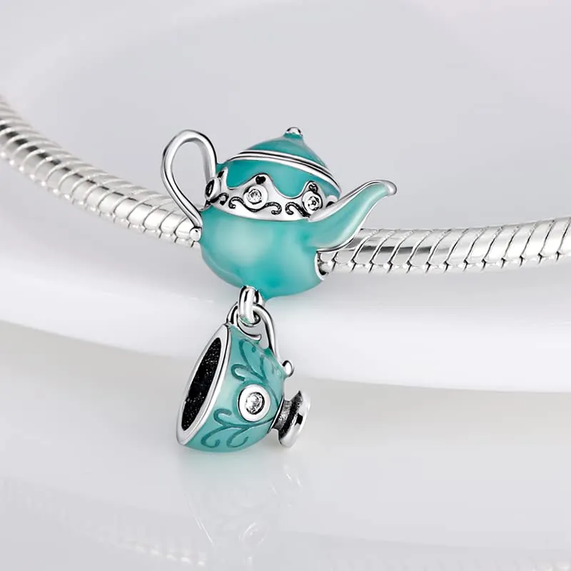 XWN Ciondolo Argento Sterling 925 con Cubic Zirconia Pendenti per Pandora Braccialetti, Compatibile con Braccialetti e Collane europei, perfetto Regali per Moglie e Ragazze - immagine 3