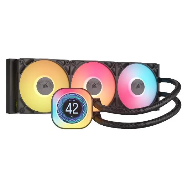 Corsair Icue Link Titan 360 Rx LCD Aio 360mm Radiator Liquid CPU Cooler CW-9061023-WW - immagine 1