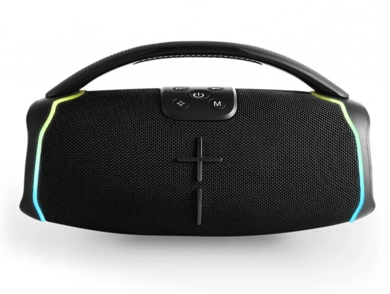 Altoparlante Bluetooth Energy Sistem HyperBeat - Potenza 80 W - Resistente all'acqua - Luci LED - Tecnologia True Wireless Stereo - Colore Nero - immagine 1