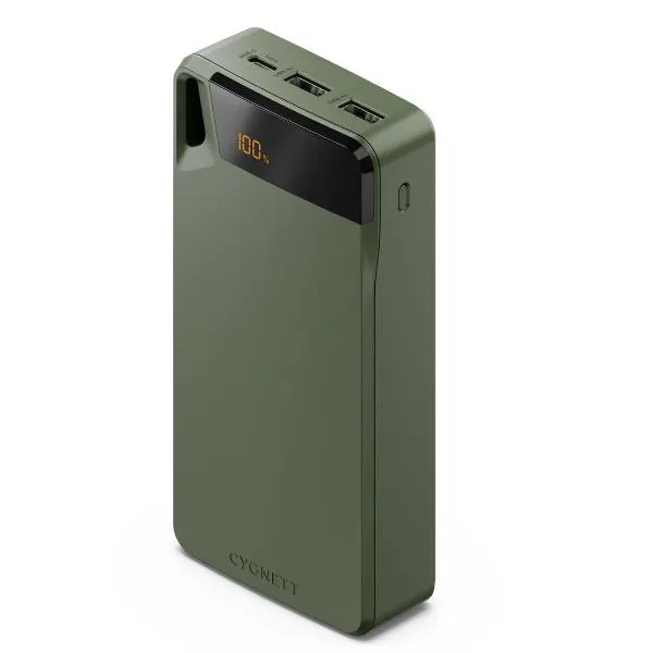 Cygnett Boost Power Bank Da 20.000 Mah Verde Militare CY4750PBCHE - immagine 1