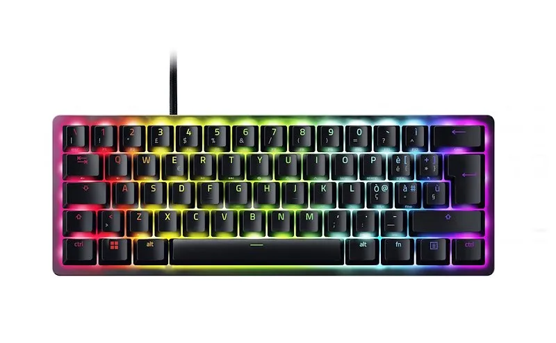 Razer Tastiera gaming HUNTSMAN MINI(PURPLE SWITCH) ITA Retroilluminata - immagine 1