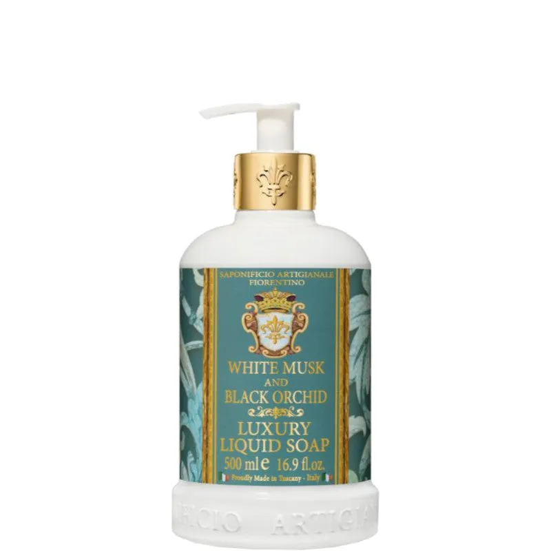 Saponificio Artigianale Fiorentino White Musk and Black Orchid 500 ML - 500 ML - immagine 1