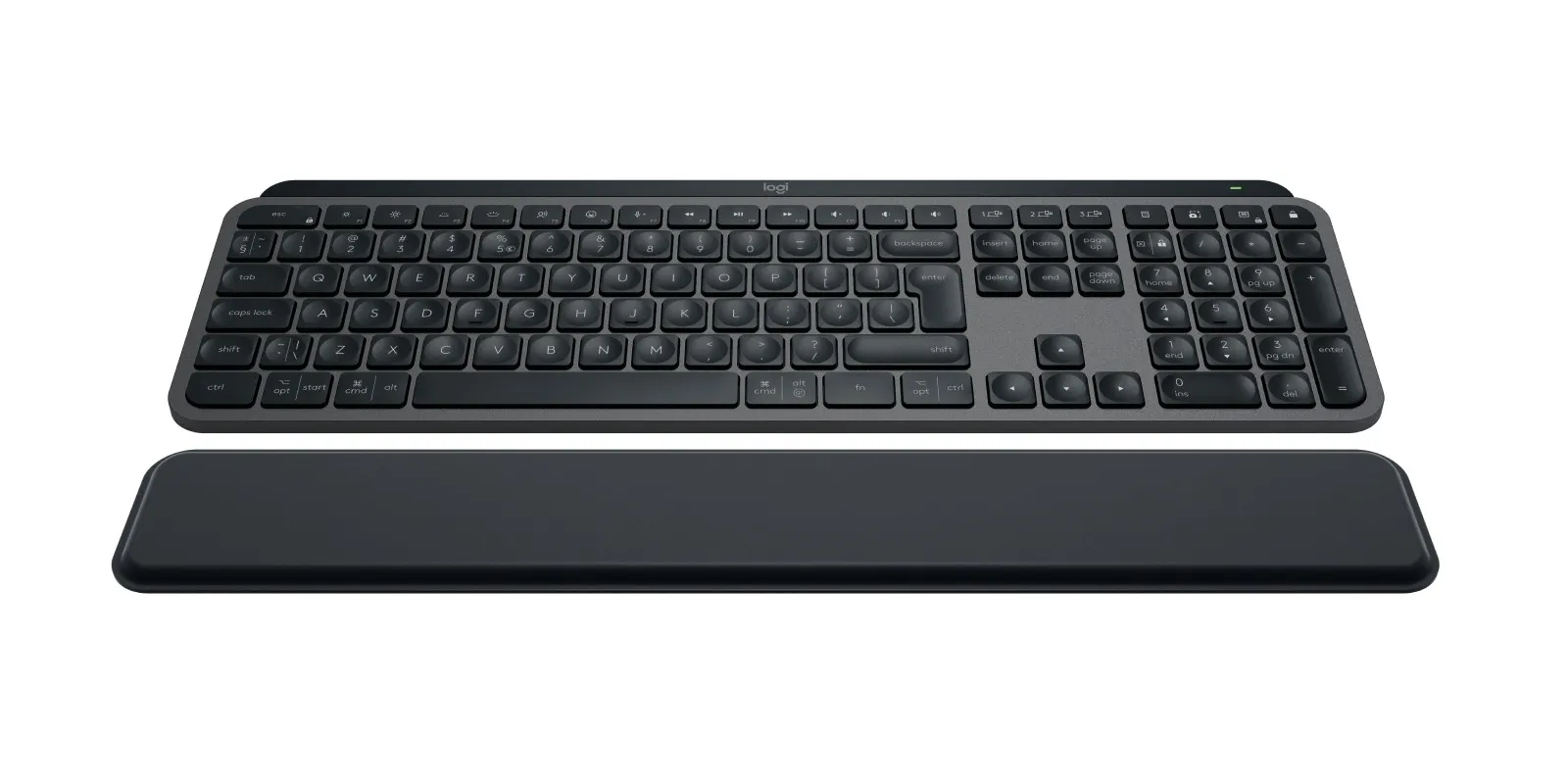 Logitech 920-011589 MX Keys S Tastiera Grafite con Poggiapolsi - immagine 1