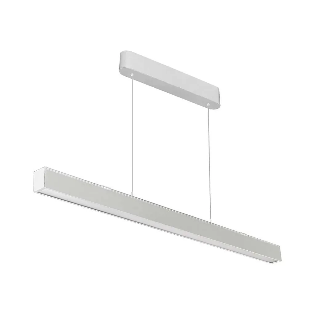 V-TAC Plafoniera LED Chip Samsung a Sospensione 40W Lineare Colore Bianco 3in1 - immagine 1