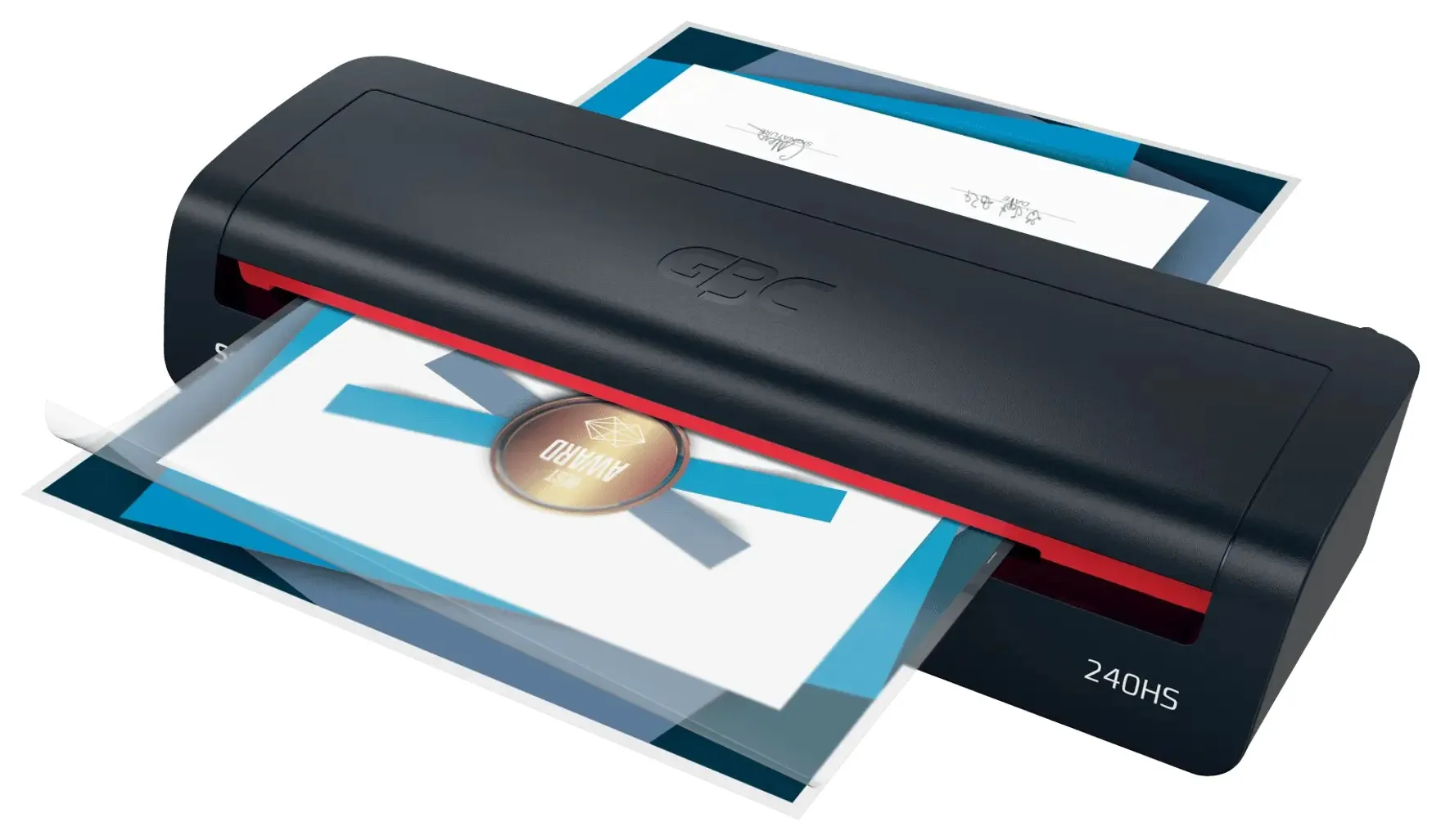 GBC 240HS Plastificatrice a caldo 400 mm/min Nero Rosso - immagine 1