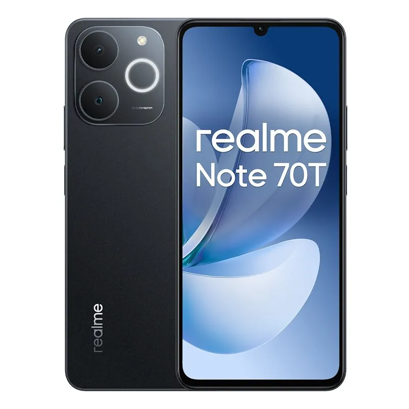 Realme Smartphone Note 70t 4/ 256GB Obsidian Black - immagine 1