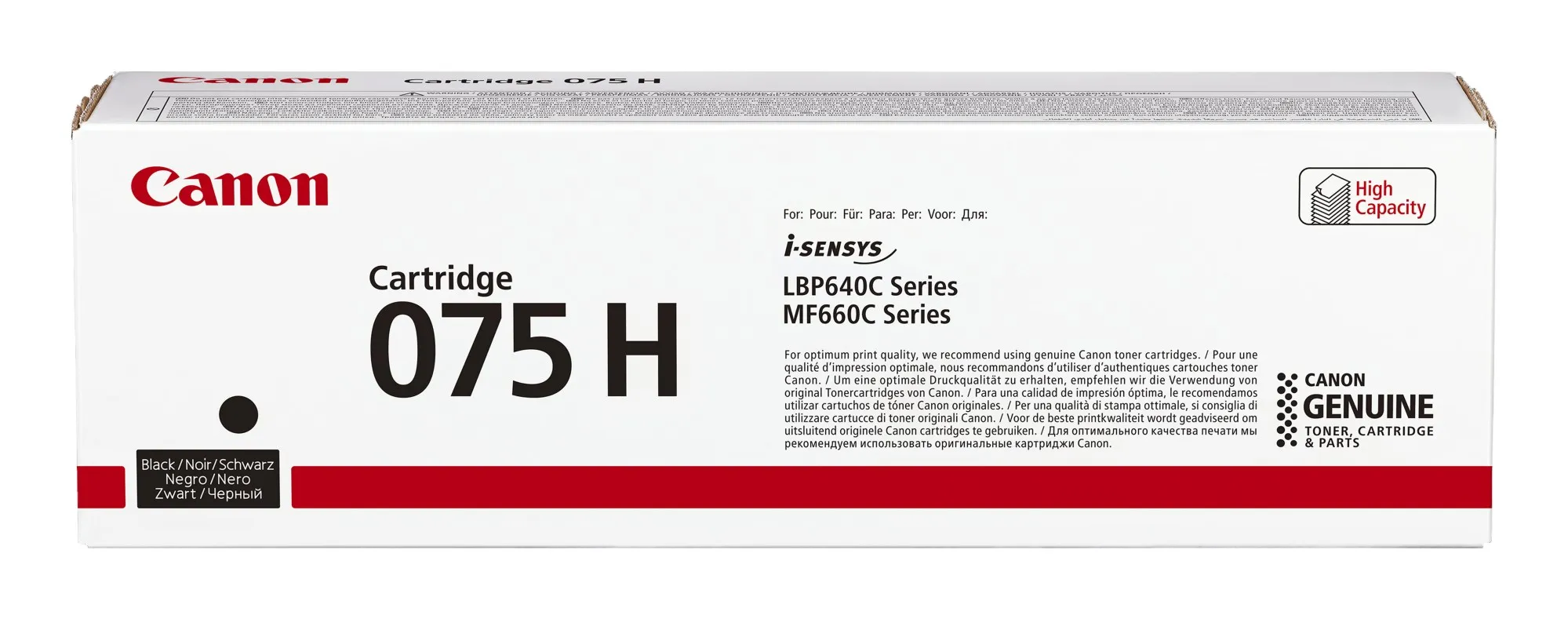ORIGINALE Canon toner nero 075 hbk 6369C002 3500 pagine - immagine 1