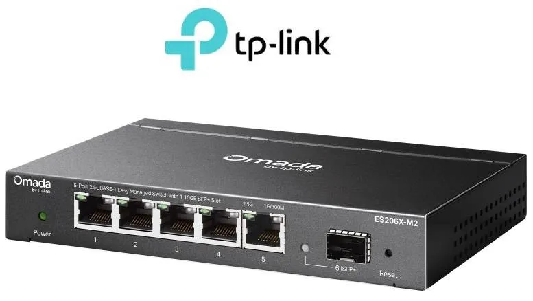 Switch Omada 5-Portgb Easy Managed 5Xgb Rj45P Desktop Steel Integ Sdn - immagine 1
