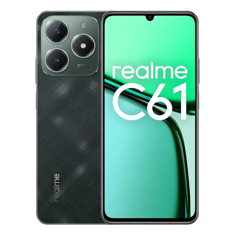 Vodafone Smartphone Realme C61 4g 6/128gb Black - immagine 1