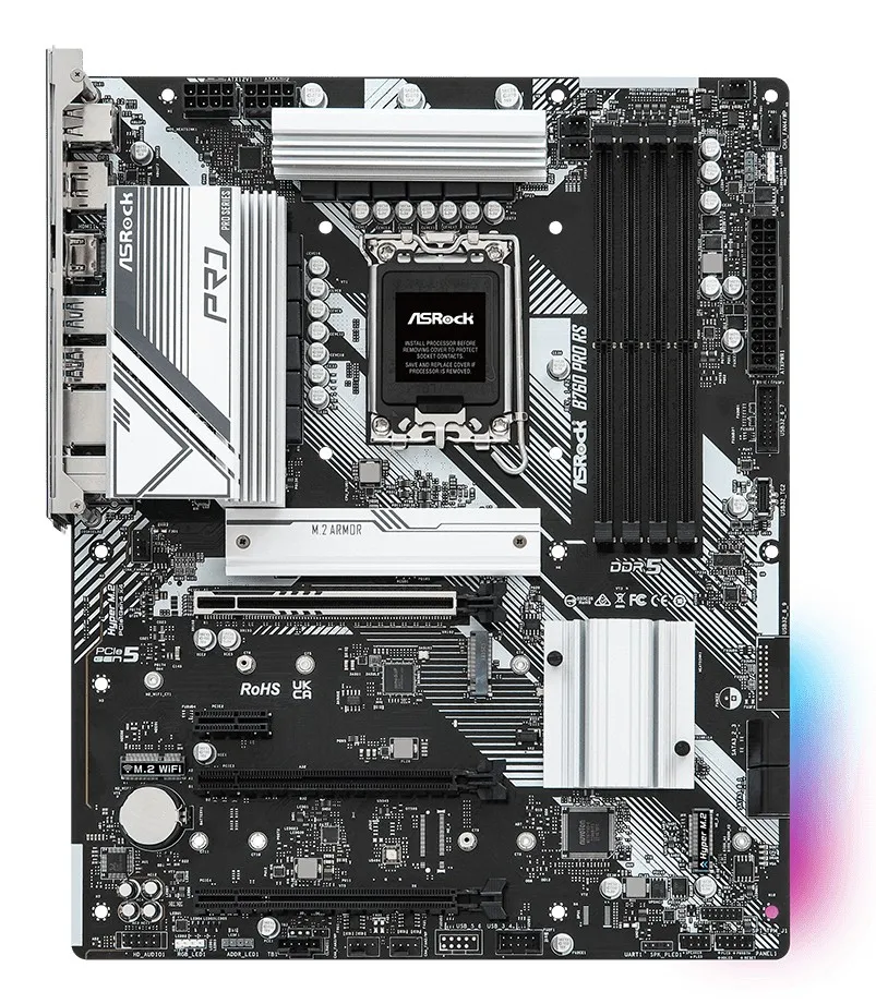 Asrock B760 PRO RS Intel B760 LGA 1700 ATX - immagine 1