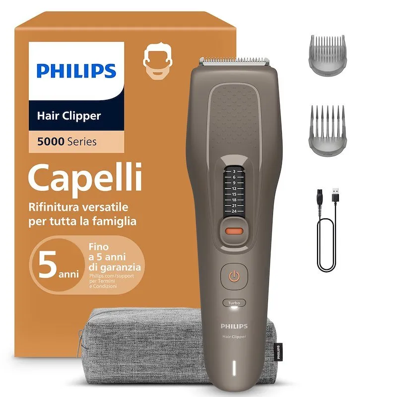 Philips Regolacapelli Serie 5000 Hc5722/15 Marrone - immagine 1