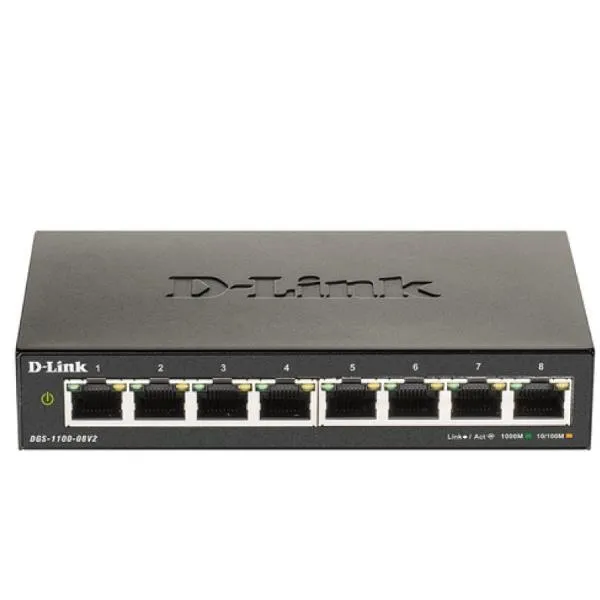 D-Link 8-PORT Gigabit Smart Managed Switch DGS-1100-08V2 - immagine 1
