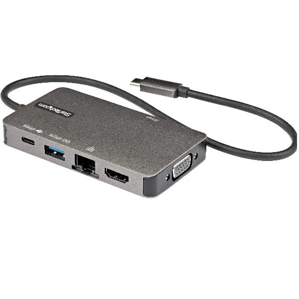 Startech Adattatore Multiporta Usb-C A Hdmi 4K O Vga 1080p 100W Pd DKT30CHVPD2 - immagine 1