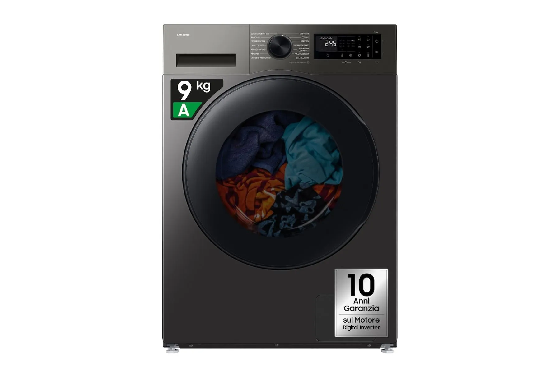 Samsung Lavasciuga 9Kg + 6Kg WD90HG5U34BXET Nero - immagine 1