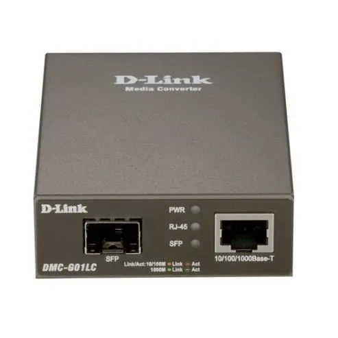 D-Link 0/100/1000 To Sfp Standalone Media Converter DMC-G01LC - immagine 1