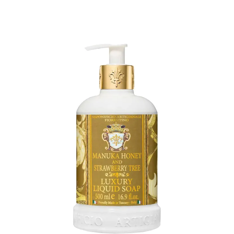 Saponificio Artigianale Fiorentino Manuka Honey and Strawberry Tree 500 ML - 500 ML - immagine 1
