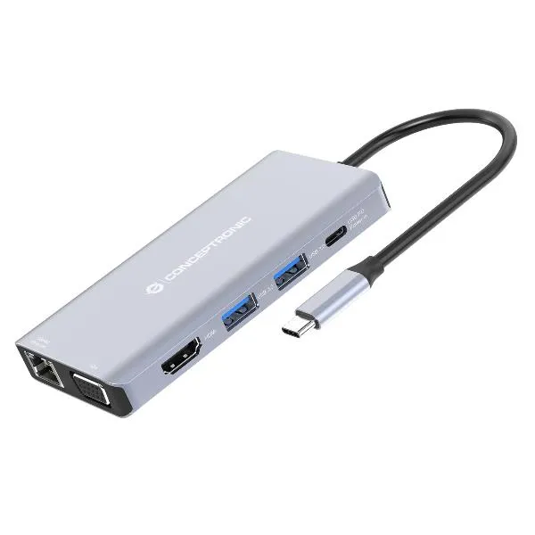 Conceptronic 10-IN-1 USB 3.2 Gen 1 Docking St. DONN20G - immagine 1