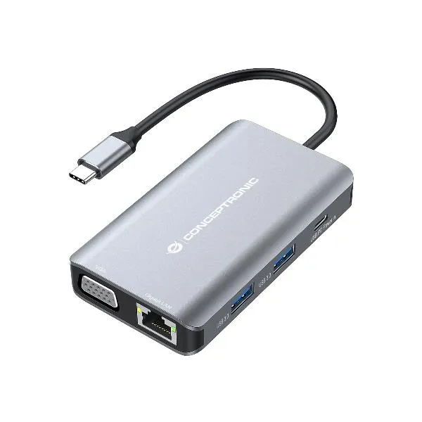 Conceptronic 7-IN-1 USB 3.2 Gen 1 Docking Statio DONN21G - immagine 1