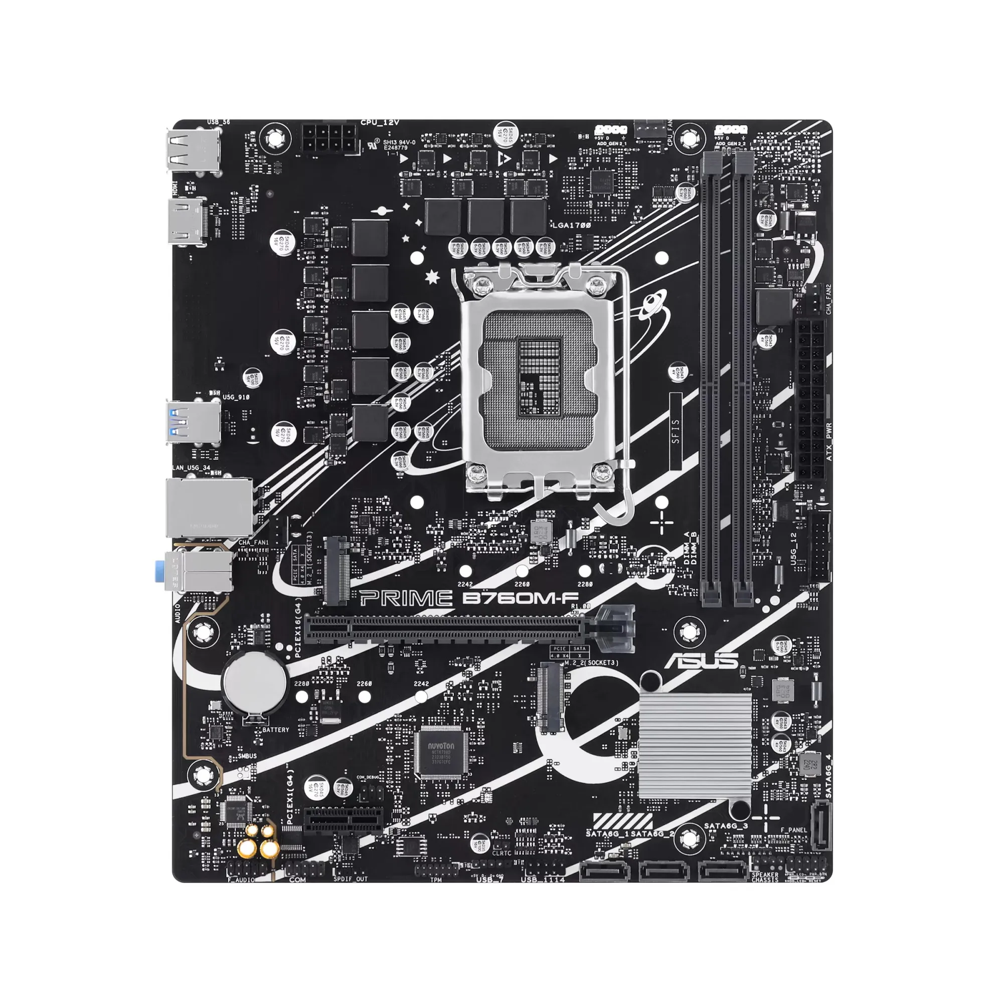 ASUS PRIME B760M-F Intel B760 LGA 1700 micro ATX - immagine 1