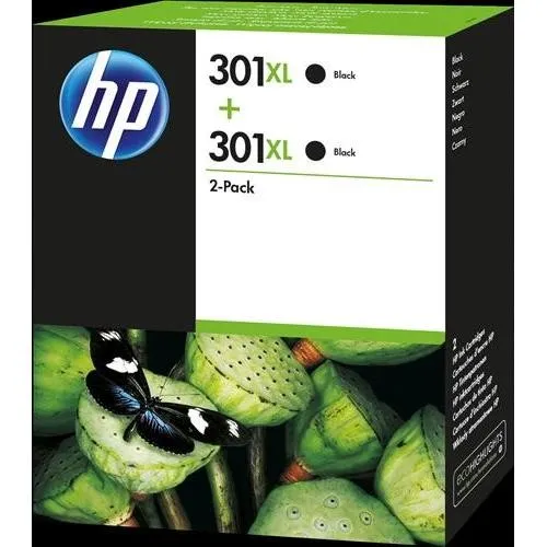 ORIGINALE HP Value Pack nero D8J45AE MCVP 301 XL - immagine 1