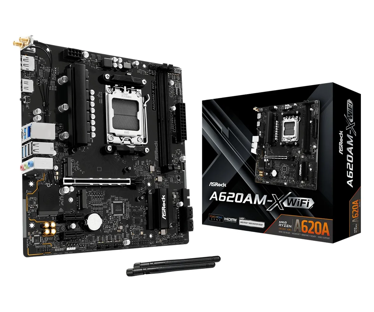 Asrock AM5 A620AM-X Wifi uATX - immagine 1