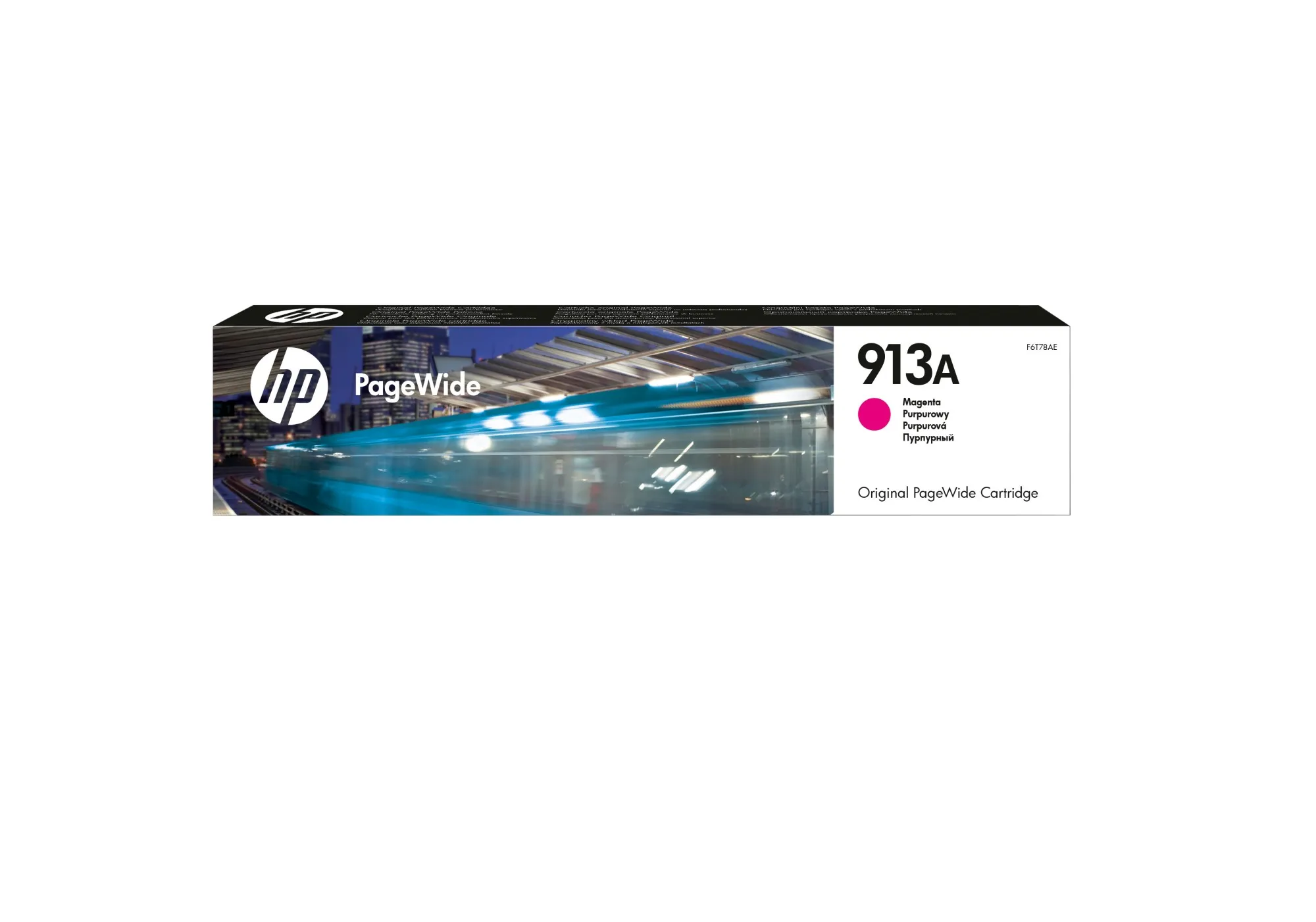 ORIGINALE HP Cartuccia d'inchiostro magenta F6T78AE 913A 3000 pagine - immagine 1
