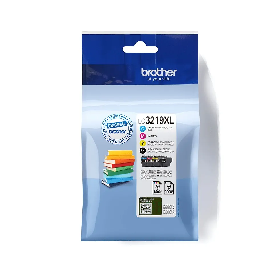 ORIGINALE Brother Multipack nero / ciano / magenta / giallo LC-3219XL LC3219XLVALDR - immagine 1