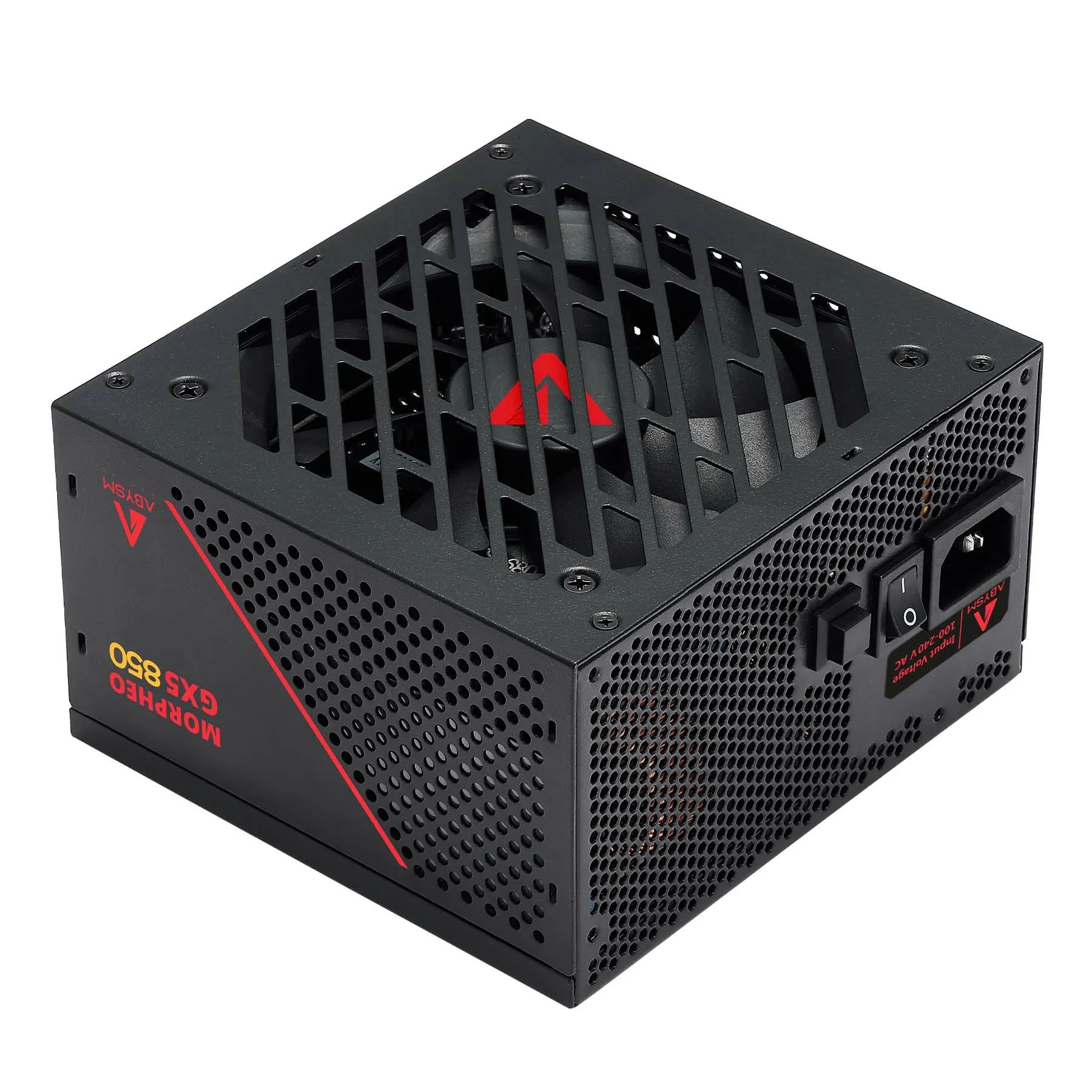 ABYSM Morpheo GX5 850W alimentatore per computer 20+4 pin ATX ATX Nero Rosso - immagine 1