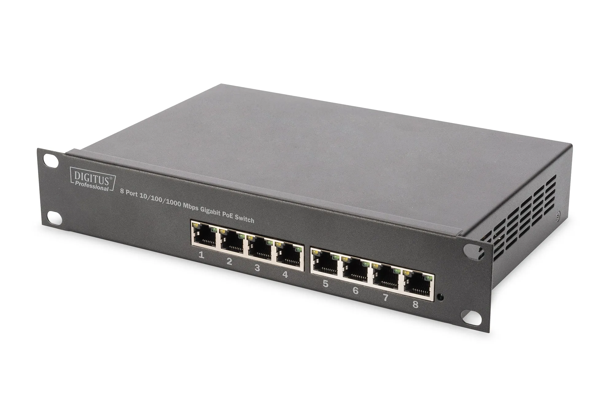 Switch Per Reti Digitus Gigabit Ethernet Poe Installabile 10 Poe - immagine 1