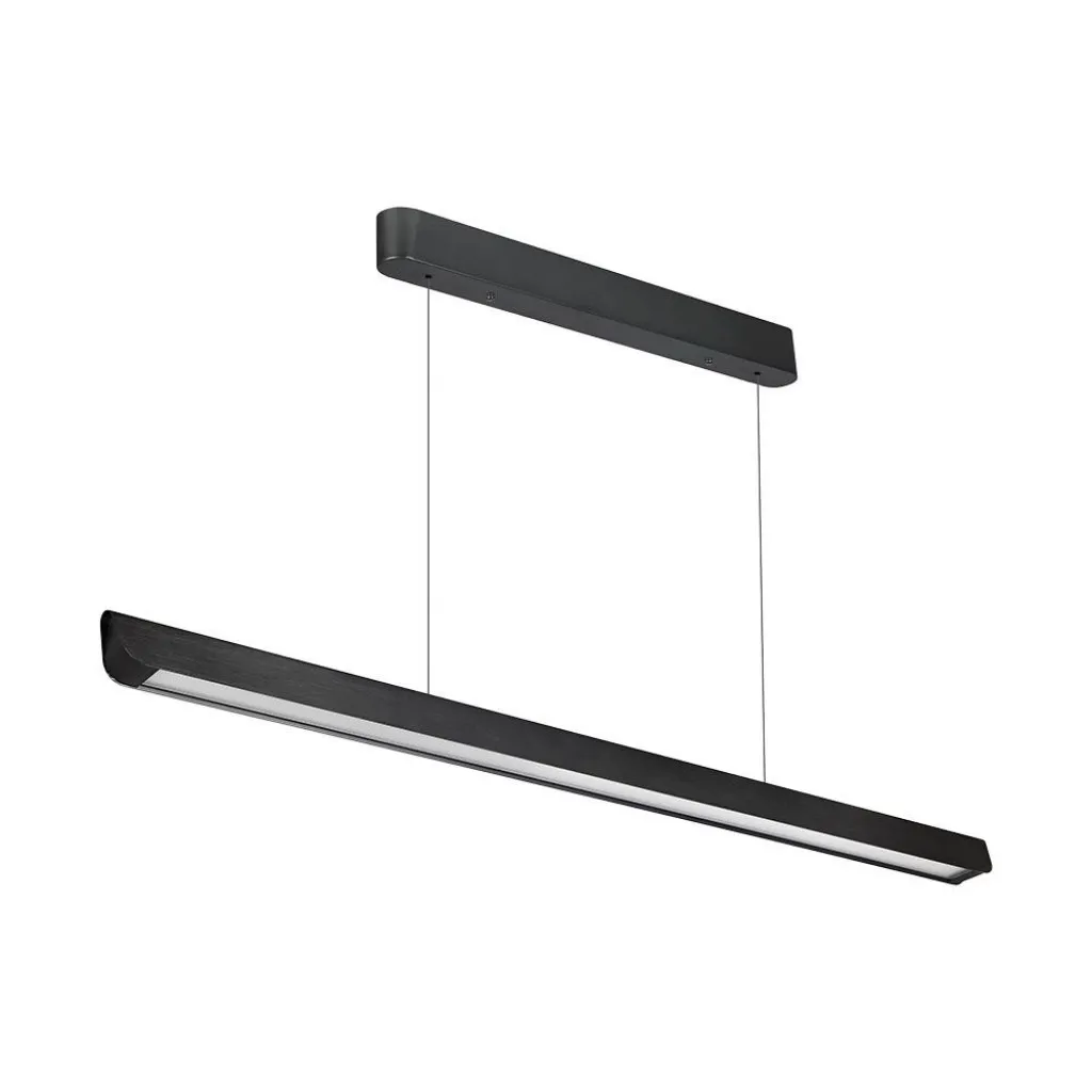 V-TAC Plafoniera LED Chip Samsung a Sospensione 36W Lineare Colore Nero 1227*50*60mm 3in1 - immagine 1