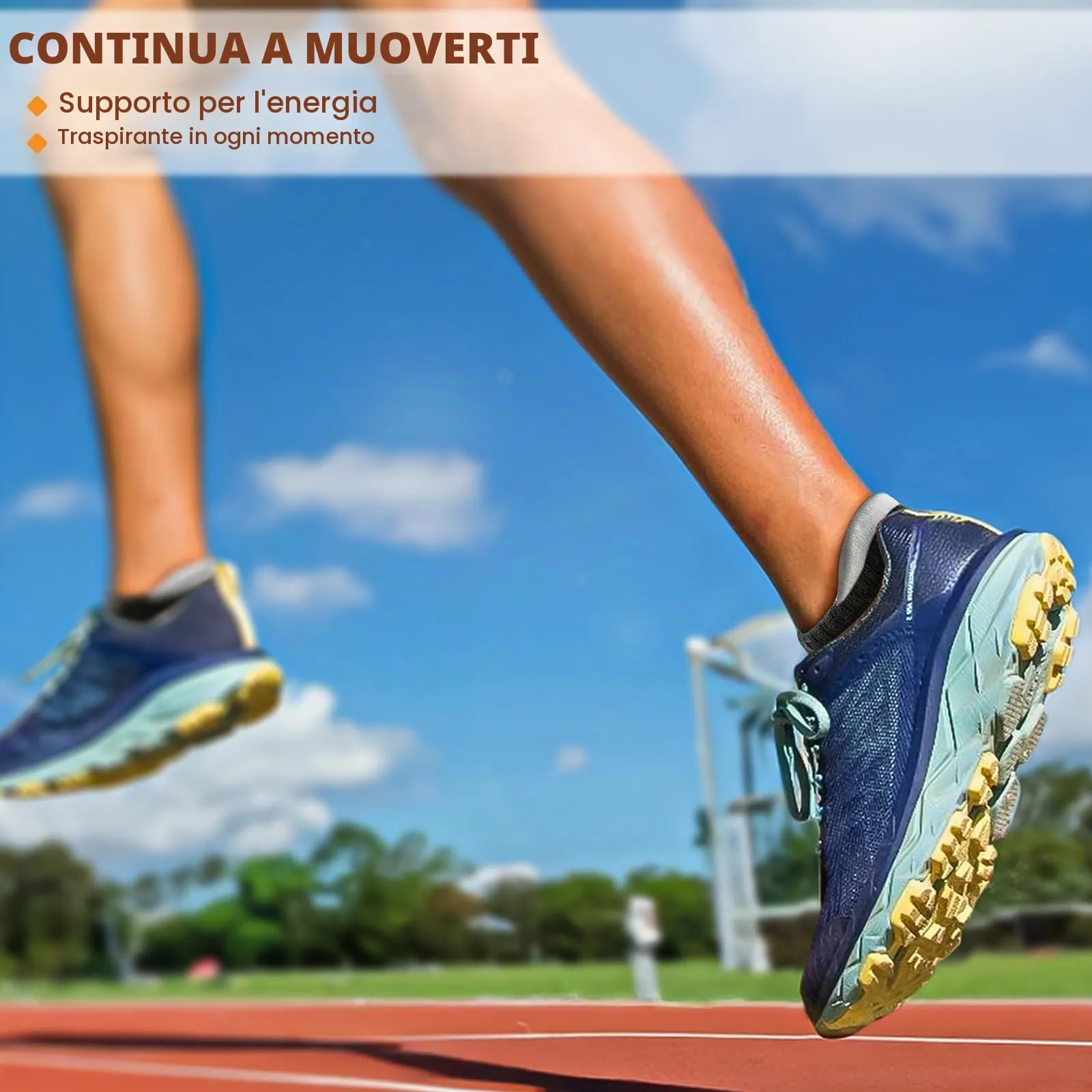 BULLIANT Calzini Uomo Corti 6 paia, Calze Uomo Corte Sportive Traspirante Calze Alla Caviglia,Assorbimento Dell'umidità(6coppie,39-42) - immagine 2