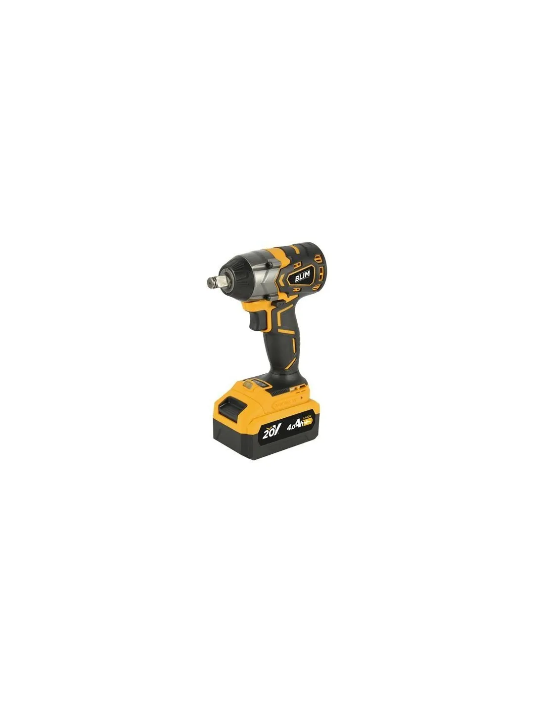 Avvitatore a impulsi Blim 20V 4Ah - Presa 1/2 - Coppia massima 420Nm - Velocità: 0-1600 0-1900 0-2300rpm - Impugnatura ergonomica - Include batteria e custodia per il trasporto - immagine 1