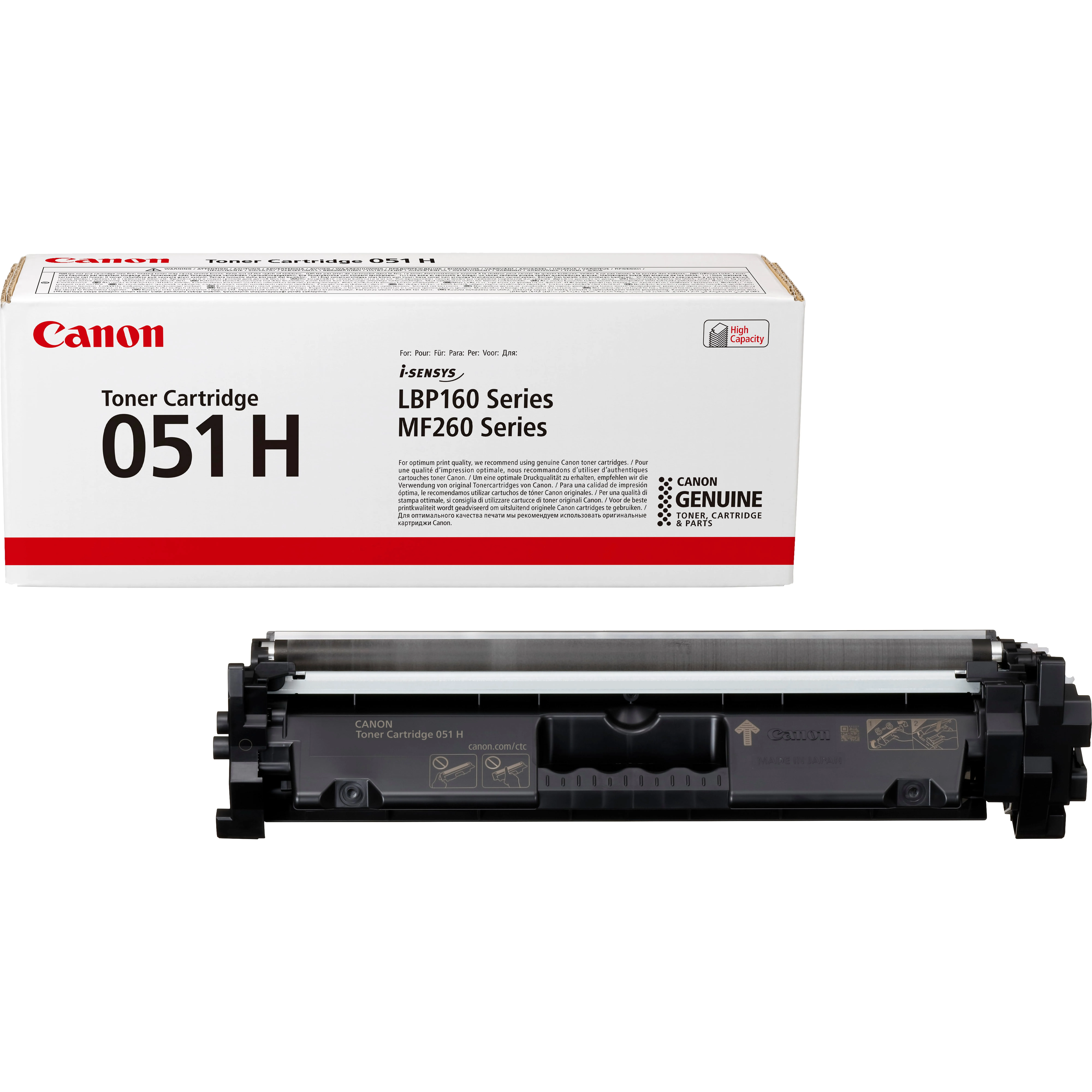 ORIGINALE Canon toner nero 051h 2169C002 4100 pagine - immagine 1
